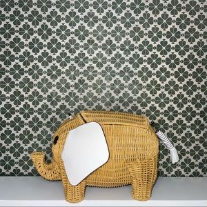 kate spade wicker elephant bag NWT